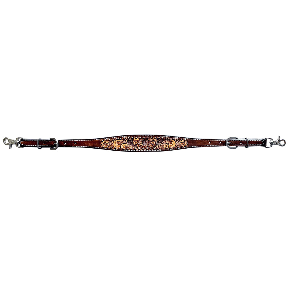 Bar H Equine Genuine Western American Leather Horse Premium Headstall & Breast Collar Set