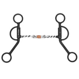 BAR H EQUINE Western Antique Argentine Shank Bit with Twisted Wire Mouth & Copper Link