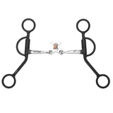 BAR H EQUINE Western Antique Argentine Shank Bit with Floating Spoon Mouthpiece