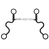 BAR H EQUINE Western Antique Cavalry Shank Bit with Comfort Roller Mouthpiece