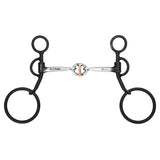 BAR H EQUINE Western Antique Cowboy Shank Bit with Life Saver Copper Link