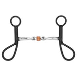 BAR H EQUINE Western Antique Tear Drop Shank Bit with Three-Piece Copper Roller