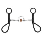 BAR H EQUINE Western Antique Tear Drop Shank Bit with Copper Roller