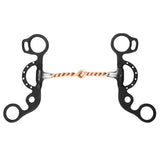BAR H EQUINE Western Argentine Shank with Copper Twisted Wire Mouthpiece