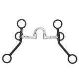 BAR H EQUINE Western Medium Shank Correction Bit with Low Port