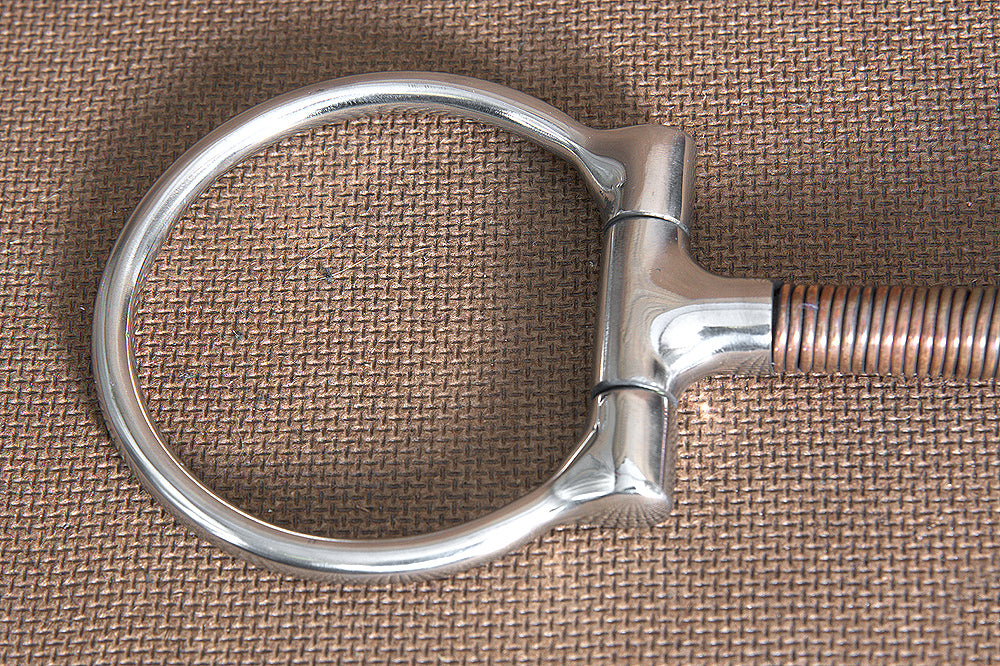 HILASON 5 In Mouth Snaffle Bit With Stainless Steel Eggbutt