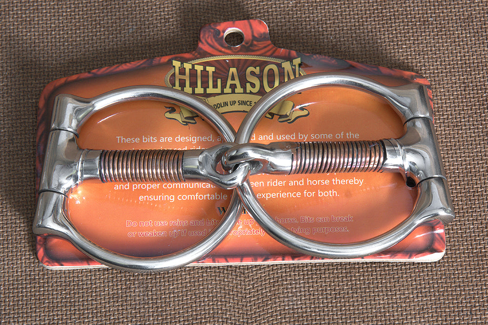 HILASON 5 In Mouth Snaffle Bit With Stainless Steel Eggbutt