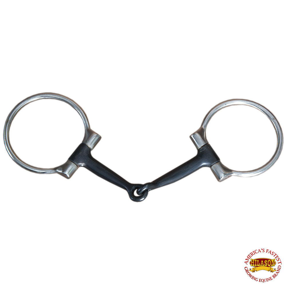 HILASON 5 In Mouth Snaffle Bit With Stainless Steel Eggbutt