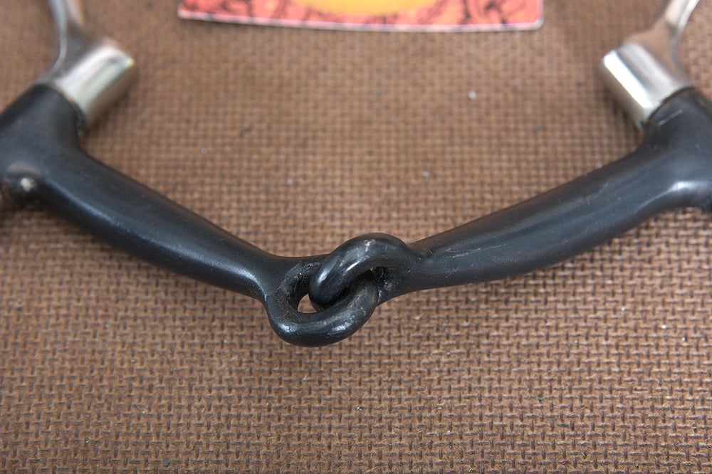 HILASON 5 In Mouth Snaffle Bit With Stainless Steel Eggbutt