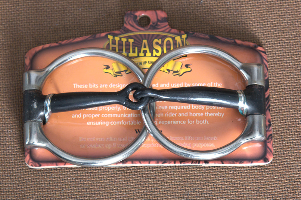 HILASON 5 In Mouth Snaffle Bit With Stainless Steel Eggbutt