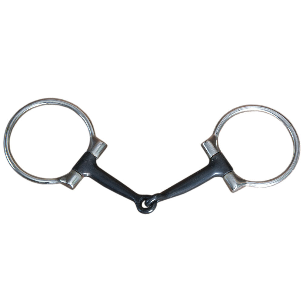 HILASON 5 In Mouth Snaffle Bit With Stainless Steel Eggbutt