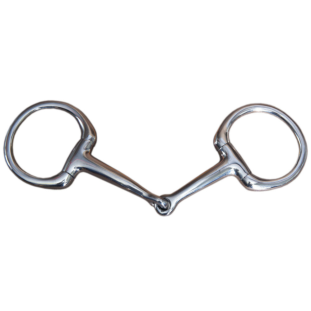 HILASON 5 In Mouth Snaffle Bit With Stainless Steel Eggbutt