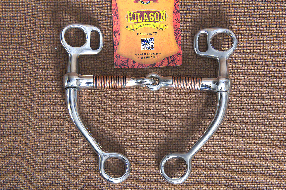 HILASON 5 In Mouth Snaffle Bit With Stainless Steel Eggbutt
