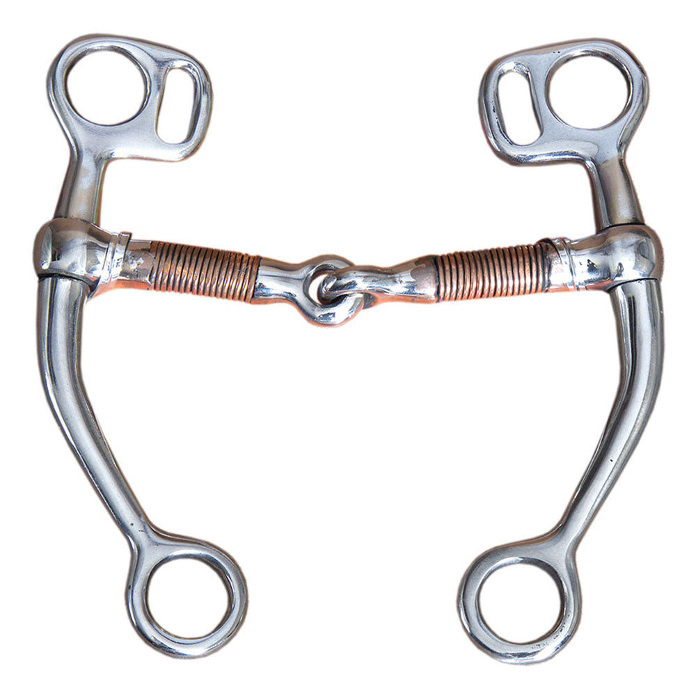 HILASON 5 In Mouth Snaffle Bit With Stainless Steel Eggbutt