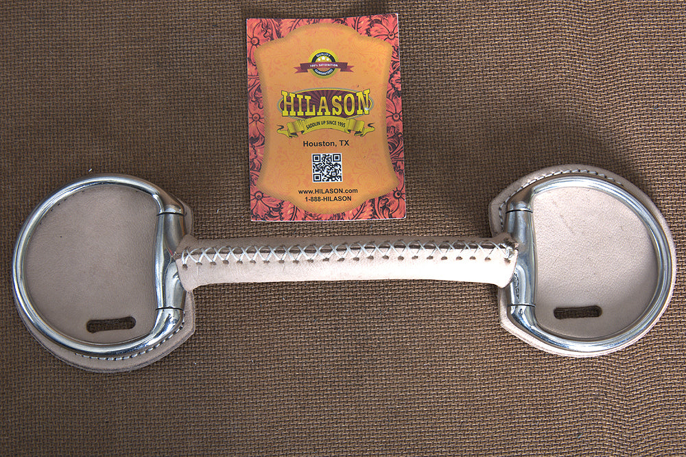 HILASON 5 In Mouth Snaffle Bit With Stainless Steel Eggbutt