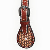 Bar H Equine Western Leather Spurs Straps for Adults Men Womens Spur Straps