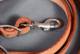 BAR H EQUINE Western Leather Horse Rein With Adjustable Buckle