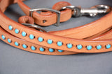 BAR H EQUINE Western Leather Horse Rein With Adjustable Buckle