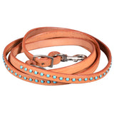 BAR H EQUINE Western Leather Horse Rein With Adjustable Buckle