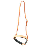 Bar H Equine Western Horse Genuine Leather Hand Tooled Nose band Tan