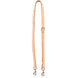 Bar H Equine Horse Genuine Leather Tie Downs Snap Ends Tan