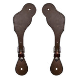 Bar H Equine Leather Spurs Straps for Adults Western Womens Spur Horse Riding Barrel Racing Show and Rodeo Strap Adult Women