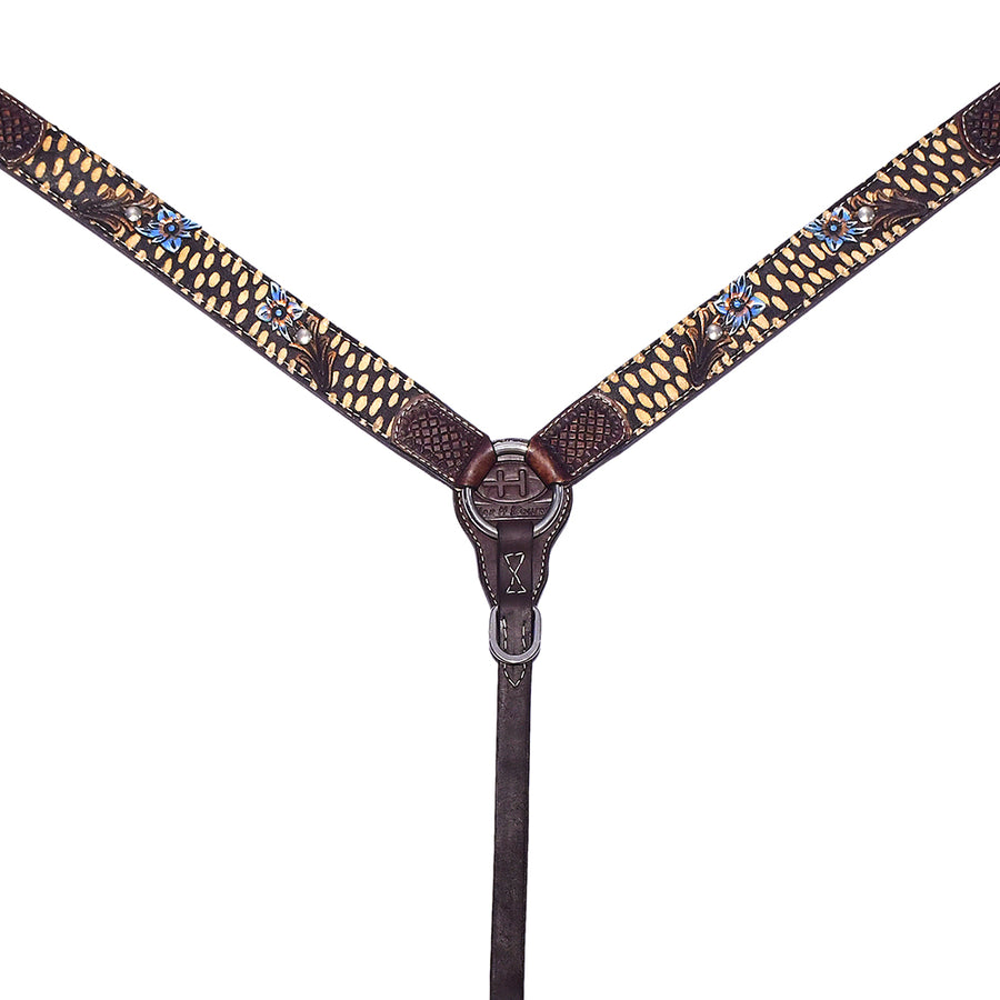 Embout De Correction De Tige Western JK BAR H EQUINE - 5 Pouces, Embout Buccal En U Et Cuivre - Neuf