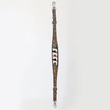 Bar H Equine American Leather Horse Saddle Tack One Ear Headstall | Breast Collar Browband Wither Strap Set for Horses BER154