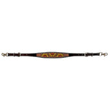 Bar H Equine Genuine Western American Leather Horse Premium Headstall & Breast Collar Set