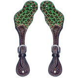 Bar H Equine Western Leather Spurs Straps for Adults Men Womens Spur Straps