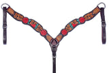 Western leather Breast Collar