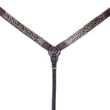 Bar H Equine Western Horse Genuine American Leather Wither Straps Breast Collar Set - Breast Collor
