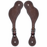 Bar H Equine Western Leather Spurs Straps for Adults Men Womens Spur Straps