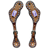 Bar H Equine Western Leather Spurs Straps for Adults Men Womens Spur Straps