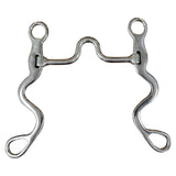 BAR H EQUINE Cavalry Shank Ported Bit with Stainless Steel | Horse Bits Western Walking Training Equine for horses - Silver