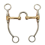 BAR H EQUINE  Western Horse 5 Inch Mouthpiece Copper Correction Stainless Steel Bit