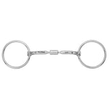 BAR H EQUINE 5-1/4 In Loose O Ring Snaffle with Comfort Mouthpiece Stainless Steel
