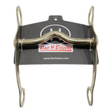 Bar H Equine Western Low Port Curb Bit with Sweet Iron Mouthpiece 5 In | Bits for Horses Horse Walking Chain