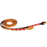 Bar H Equine Western Horse 8ft Rawhide Braiding American Leather Split Reins
