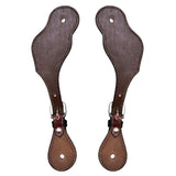 Bar H Equine Leather Spurs Straps for Adults Western Womens Spur Horse Riding Barrel Racing Show and Rodeo Strap Adult Women