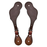 Bar H Equine Leather Spurs Straps for Adults Western Womens Spur Horse Riding Barrel Racing Show and Rodeo Strap Adult Women