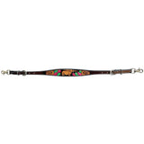BAR H EQUINE Leather Horse Premium One Ear Headstall & Breast Collar Set