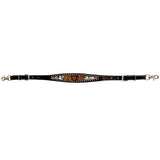 Bar H Equine American Leather Horse Saddle Tack One Ear Headstall | Breast Collar Browband Wither Strap Set BER240