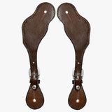 Bar H Equine Western Leather Spurs Straps for Adults Men Womens Spur Straps