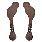 Bar H Equine Leather Spurs Straps for Adults Western Womens Spur Horse Riding Barrel Racing Show and Rodeo Strap Adult Women