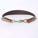 Bar H Equine Genuine Western American Leather Horse Premium Headstall & Breast Collar Set
