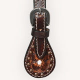 Bar H Equine Leather Spurs Straps for Adults Western Womens Spur Horse Riding Barrel Racing Show and Rodeo Strap Adult Women