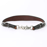 Bar H Equine American Leather Horse Saddle Tack One Ear Headstall | Breast Collar Browband Wither Strap Set BER249