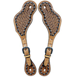 Bar H Equine Western Leather Spurs Straps for Adults Men Womens Spur Straps
