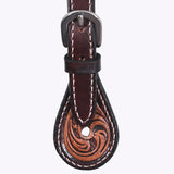 Bar H Equine Western Leather Spurs Straps for Adults Men Womens Spur Straps